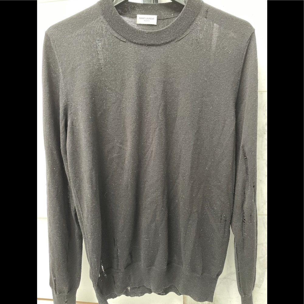 Saint Laurent distressed sweater
